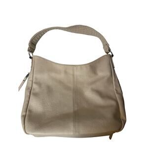 Altar'd State Beige Faux Leather Top Handle Shouler Purse NWOT 14"x4"x11.5"